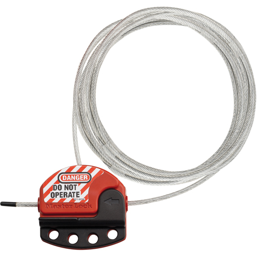 Adjustable Cable Lockouts, 15' Length