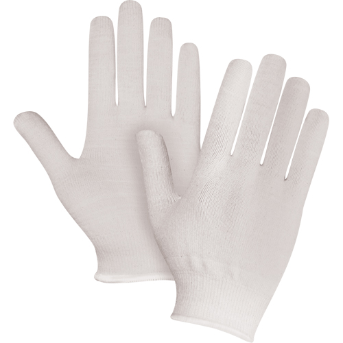 Premium String Knit Gloves, Cotton/Nylon, Large