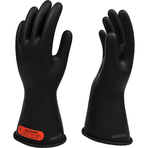 Salisbury™ Rubber Insulating Gloves, ASTM Class 0, Size 11, 11" L