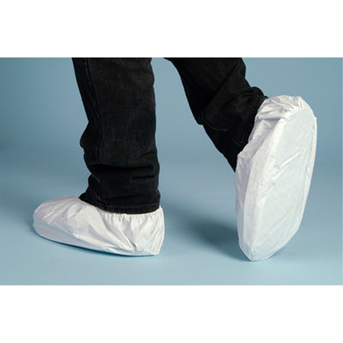 Shoe Covers, X-Large, Microporous, White