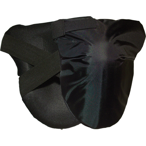 Wing-Style Knee Pads with Nylon Coverings, Hook and Loop Style, Plastic Caps, Foam Pads