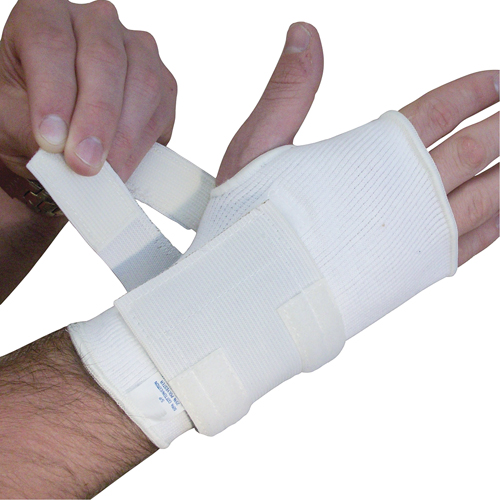 Ambidextrous Wrist Supports, Cotton/Elastic, Medium