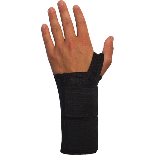 Dual Elastic Wrist Supports, Elastic, Left Hand, Large