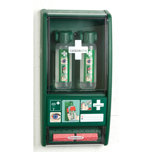 Cederroth Eye Wash/Salvequick® First Aid Kit, Class 1 Medical Device, Station
