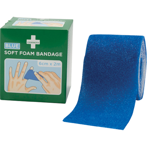 Soft Foam Bandages, Cut to Size L x 2-1/2" W, Class 1, Self-Adherent
