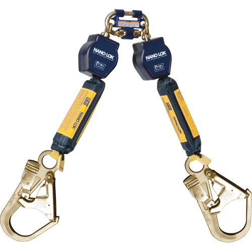 Nano-Lok™ Self-Retracting Lifelines, 6', Web, Swivel