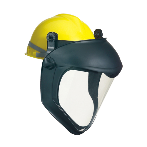 Uvex® Bionic™ Faceshield with Hardhat Adapter, Polycarbonate