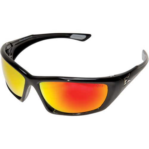 Robson Safety Glasses, Red/Mirror Lens, Anti-Scratch, MCEPS GL-PD 10-12/Meets/Exceeds CSA Z94.3