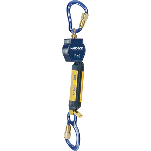 Nano-Lok™ Self-Retracting Lifeline, 6', Stainless Steel, Swivel