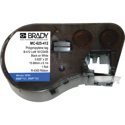 Punch Block & Patch Panel Labels, Black