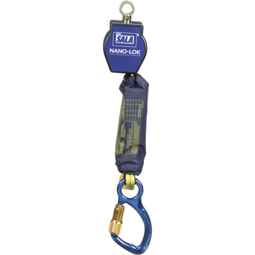 Nano-Lok™ Quick Connect Self-Retracting Lifeline, 6', Stainless Steel, Swivel