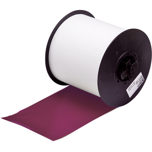 B-595 Indoor/Outdoor Grade Printer Tape, Vinyl, Purple, 100" Width
