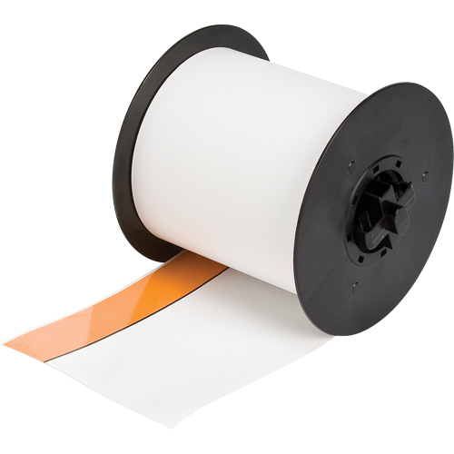 B-595 Pre-Print Header Stripe, Vinyl, Yellow, 1200" Width