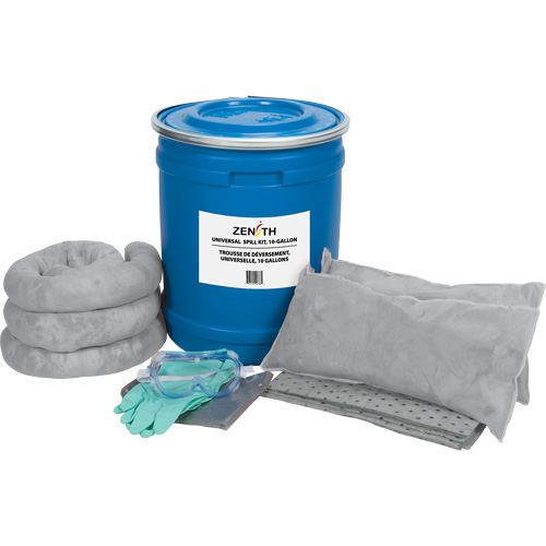 Premium Truck Spill Kit, Universal, Drum, 10 US gal. Absorbancy