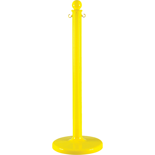 Stanchions, 40" High, Yellow