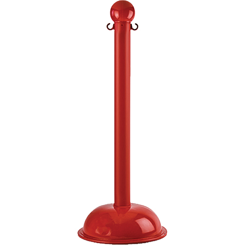 Stanchions, 41" High, Red