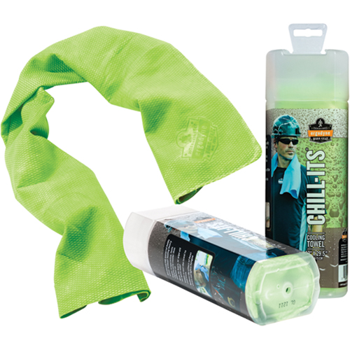 Chill-Its® 6602 Cooling Towels, Hi-Vis Lime