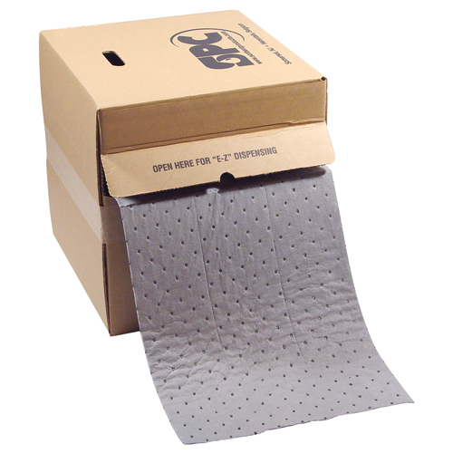Sorbent Roll, Heavyweight, 50' L x 15" W, 8 gal. Absorbancy