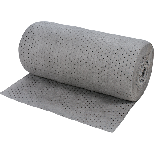 Premium Laminated (SMS) Sorbent Rolls, Mediumweight, 150' L x 30" W, 40 gal. Absorbancy