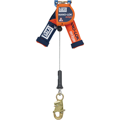 Nano-Lok™ Edge Self-Retracting Lifeline, 8', Stainless Steel, Stationary
