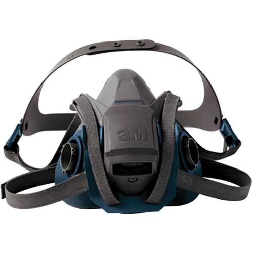 6500QL Series Half Facepiece Respirator With Quick-Latch Drop-Down Feature, Silicone, Medium