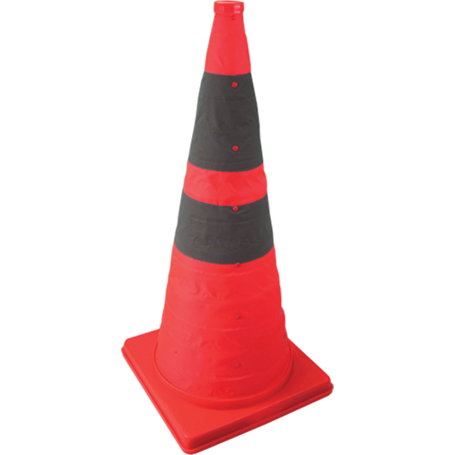 Collapsible Lighted Cone, 28" H, Orange
