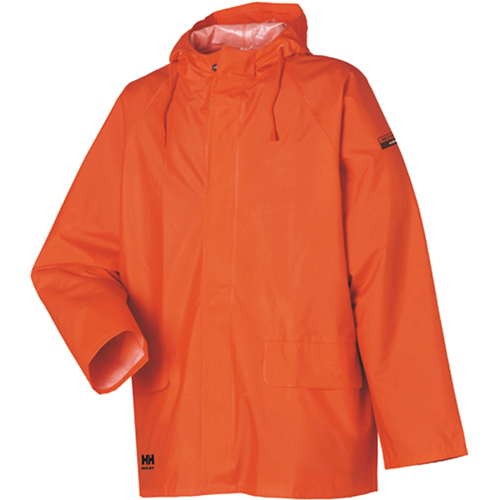 Mandal Rainwear Jacket, Polyester, Small, Orange