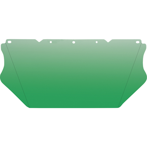 V-Gard® Visor for General Purpose Applications, Polycarbonate, Green Tint