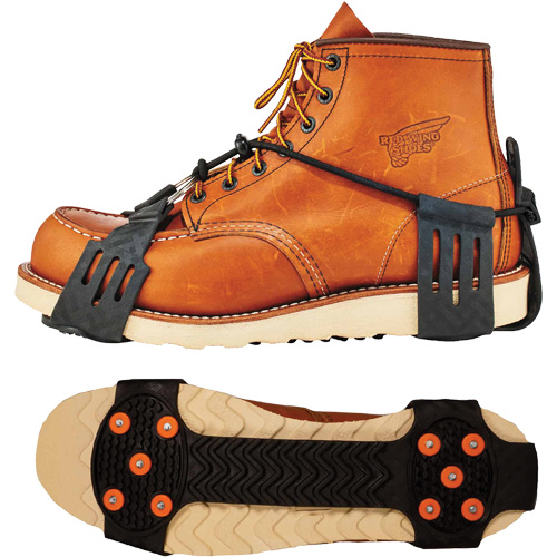 Trex 6310 Adjustable Slip-On Ice Cleats, Carbon Steel, Stud Traction, Large