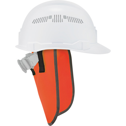 GloWear 8006 Hardhat Neck Shade, Hi-Vis Orange
