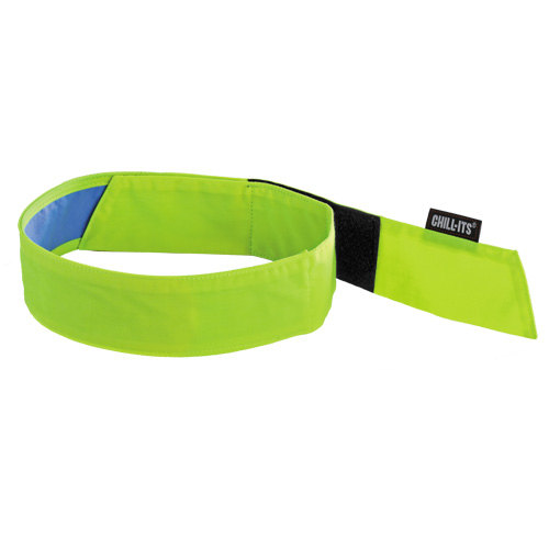 Chill-Its® 6705CT Evaporative Cooling Bandana, High Visibilty Lime-Yellow