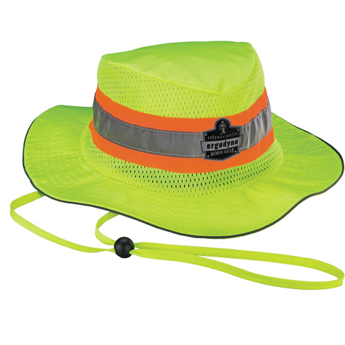 Chill-Its® 8935CT Evaporative Cooling Ranger Hat, Hi-Vis Lime
