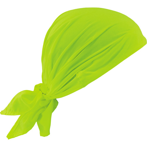 Chill-Its® 6710 Cooling Triangle Hat, High Visibility Lime-Yellow