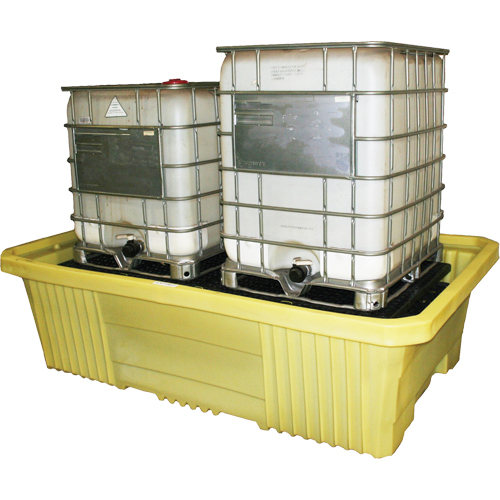 Double IBC 4000i Without Drain, 750 US gal. Spill Capacity, 113" x 71" x 32"