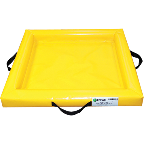 Duck Ponds Mini-Berm Containment, 89 US gal. Capacity, 6' W x 6' L x 4" H, Foam Wall
