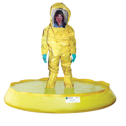 HazMat Pool™ With Drain, 74" dia., 100 US gal. Capacity