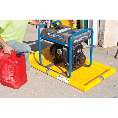 Filter Spillpads™, 0.59375 US gal Capacity, 4' W x 4' L x 1.97" H