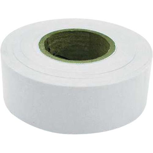 Flagging Tape, 1.2" W x 300' L, White