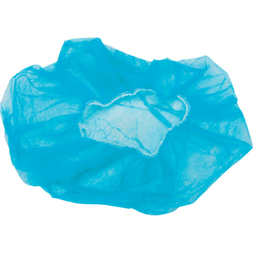 Bouffant Caps, Polypropylene, 24", Blue