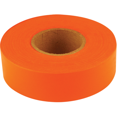 Sub-Zero Flagging Tape, 1.2" W x 150' L, Fluorescent Orange
