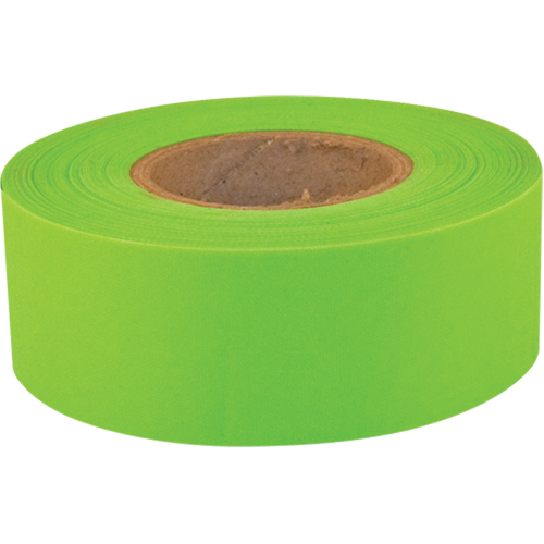 Sub-Zero Flagging Tape, 1.2" W x 150' L, Fluorescent Lime