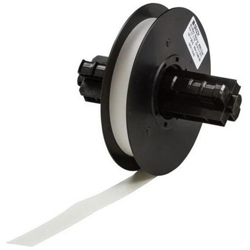 Printer Tape, Vinyl, Clear, 0.5" Width