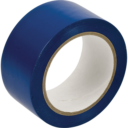 Floor Marking Tape, 2" x 108', Vinyl, Blue