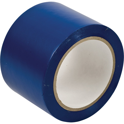 Floor Marking Tape, 3" x 108', Vinyl, Blue