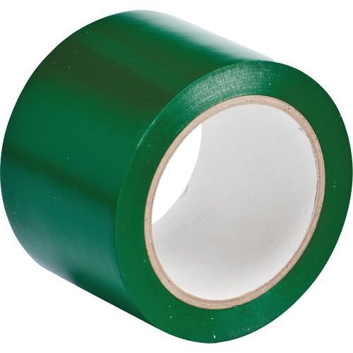 Floor Marking Tape, 3" x 108', Vinyl, Green