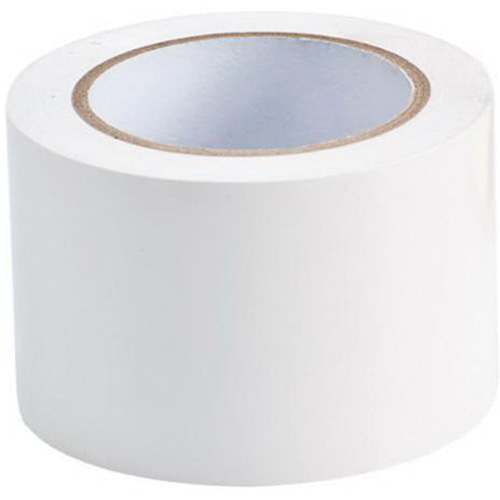 Floor Marking Tape, 3" x 108', Vinyl, White