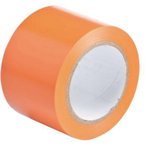 Floor Marking Tape, 3" x 108', Vinyl, Orange
