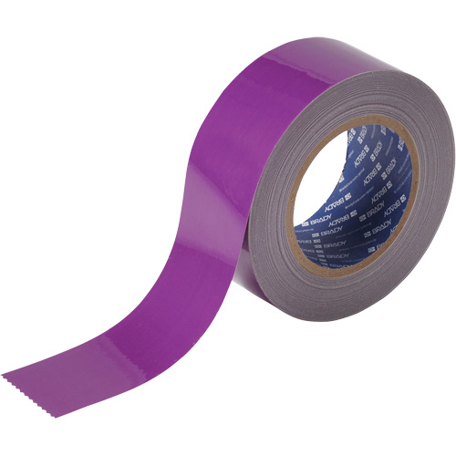ToughStripe® Floor Marking Tape, 2" x 100', Polyester, Purple