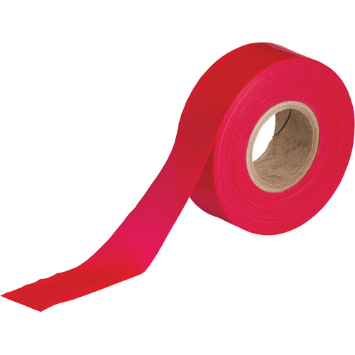 Flagging Tape, 1.188" W x 300' L, Red