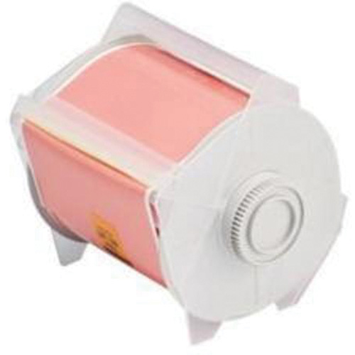Printer Tape, Polyester, Pink, 4" Width